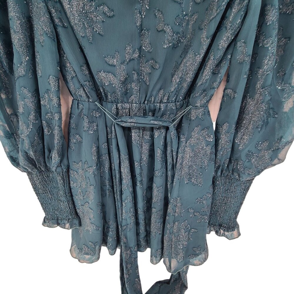 REVOLVE Teal Midi Dress - Picture 8 of 13